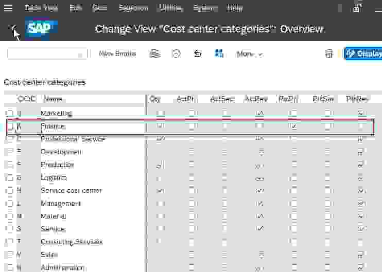 How to Define Cost Center Categories?