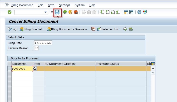 t-code-vf11-cancel-billing-document