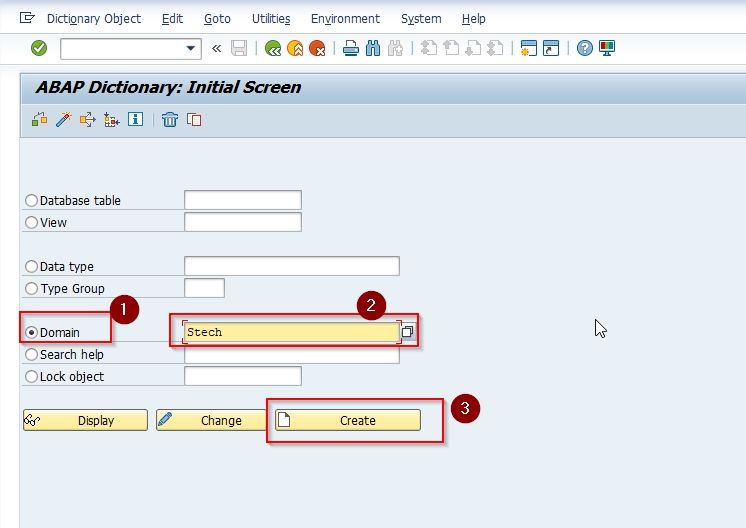 Create Domain