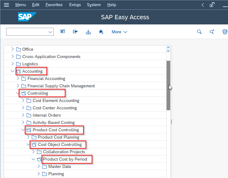Variance calculation in sap