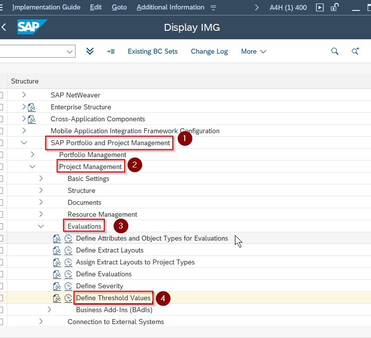 Threshold Value in SAP