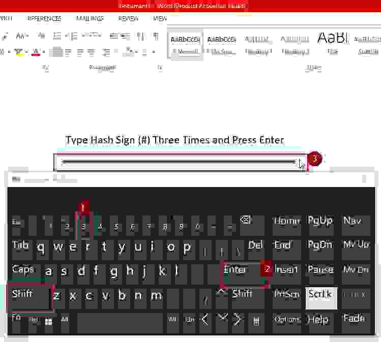 How To Make Wavy Line On Keyboard