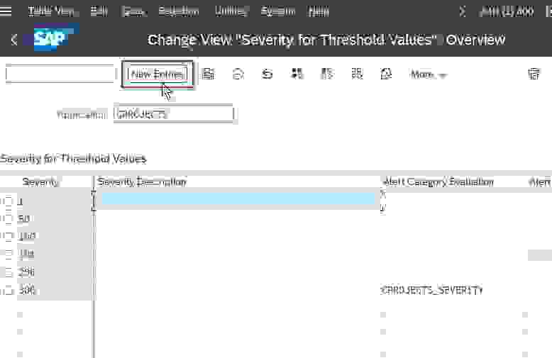 How to Define Severity of Threshold Value in SAP?