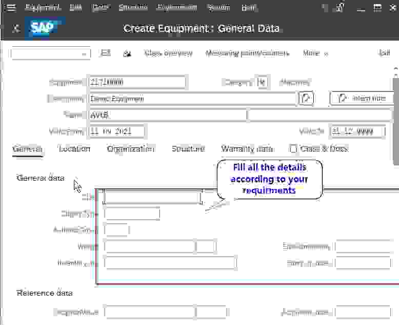 how-to-create-equipment-in-sap