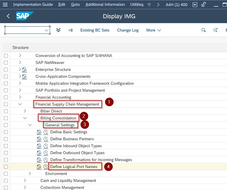 ports defined in sap