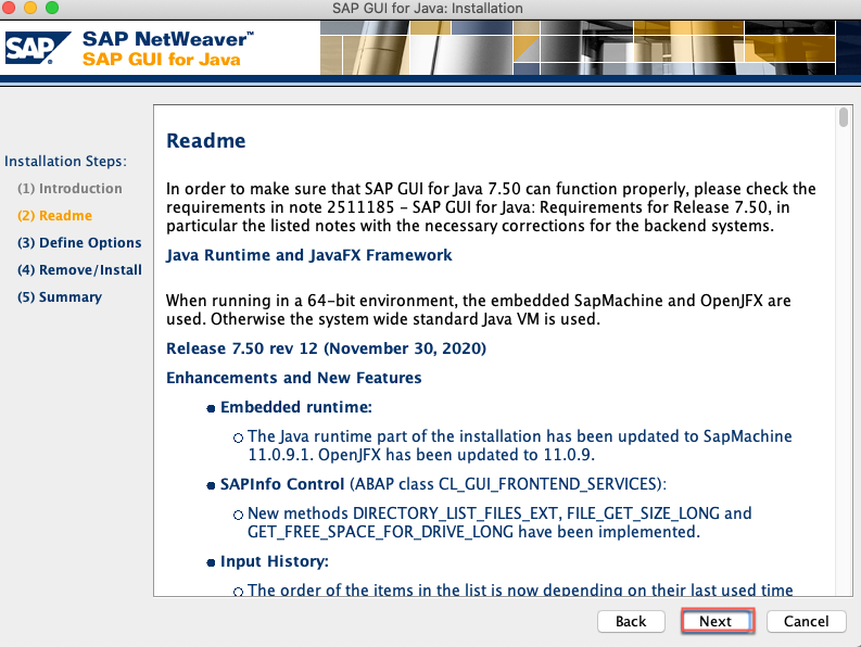 Installing SAP GUI for Java on MAC OS