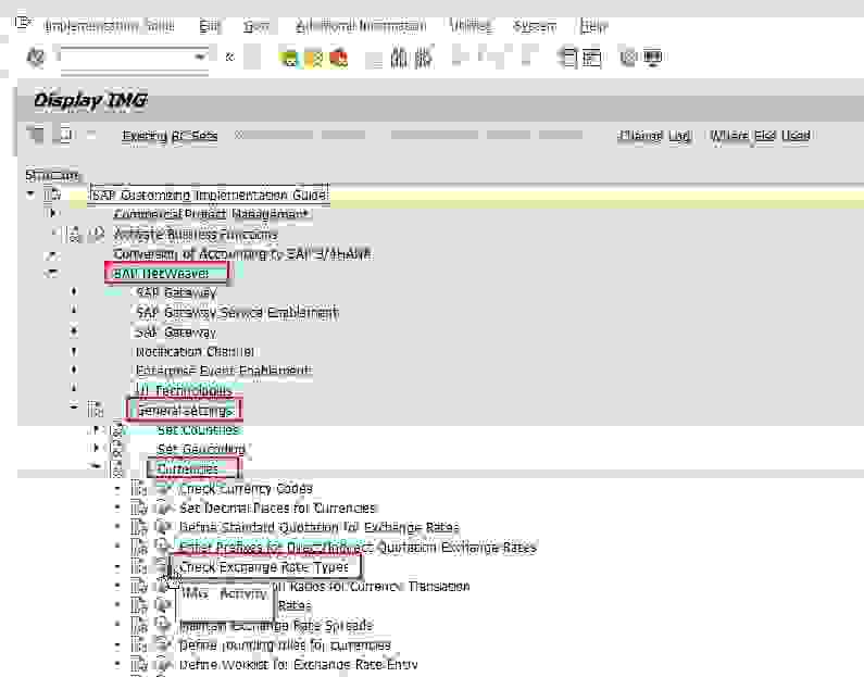 check-exchange-rate-types-in-sap