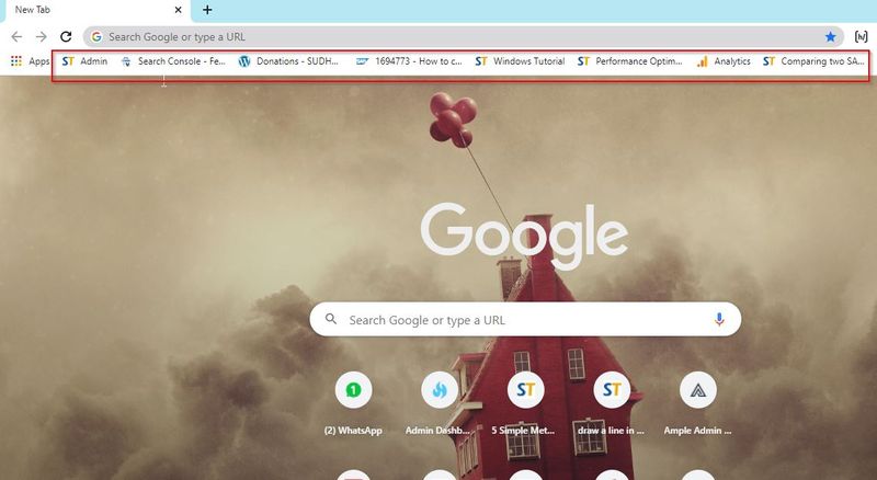 Adding Bookmarks in Chrome