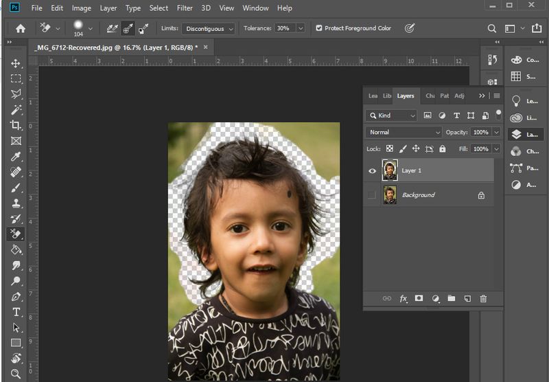 How to Make Background Transparent in Photoshop-5