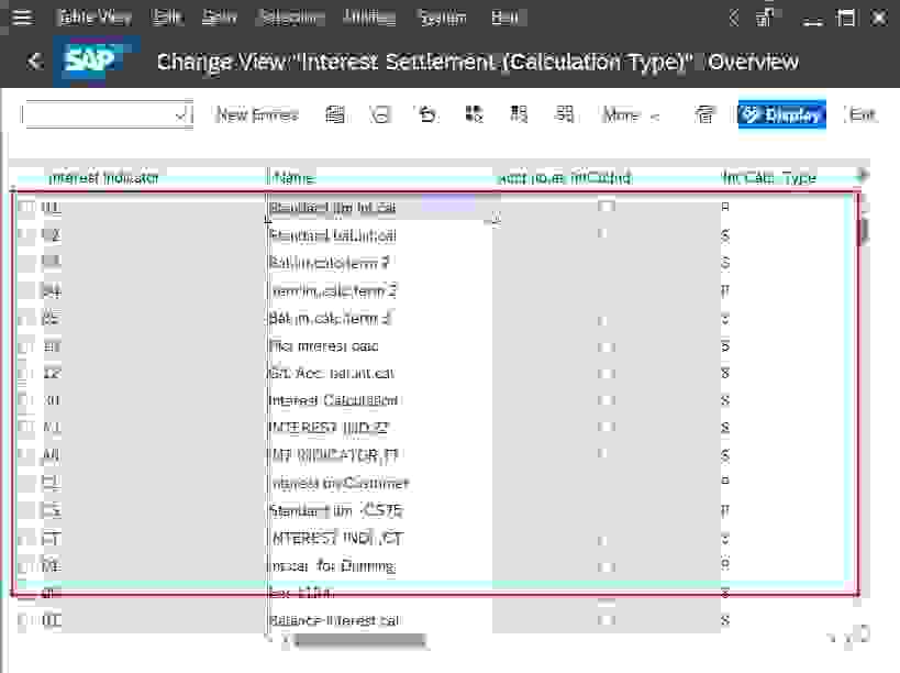 How to Define Interest Calculation Type in SAP?