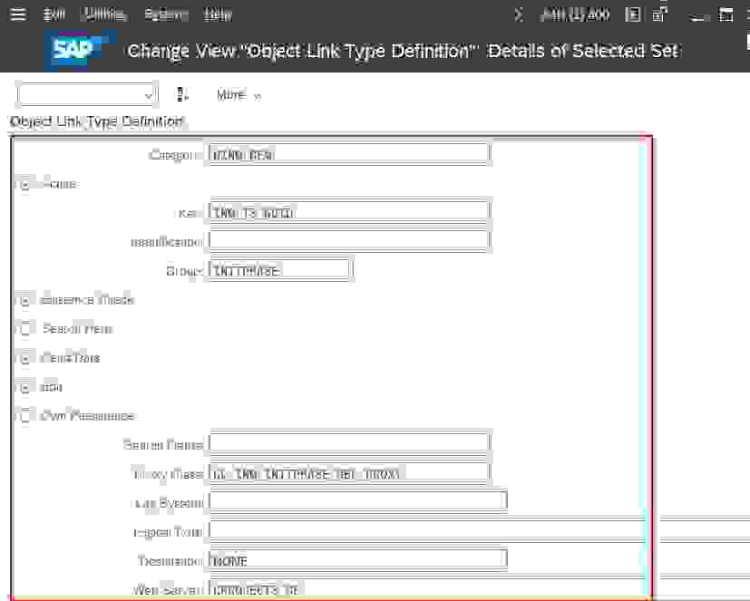 How to Define Object Link Type in SAP?