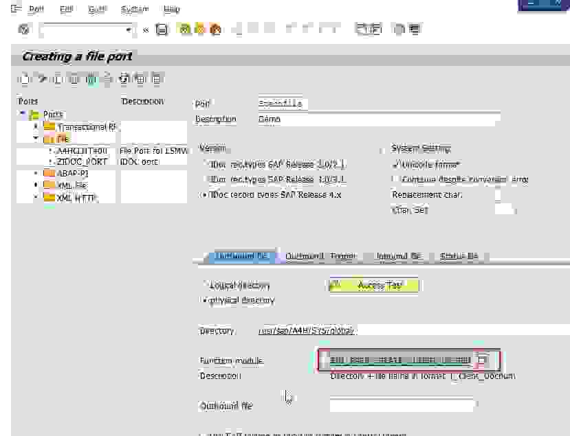 How to Create a Port Definition?