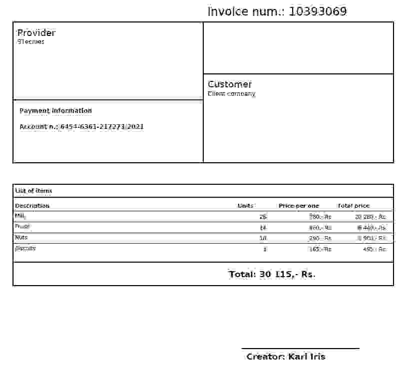 Python How To Print Large Invoice Pdf From Html Template