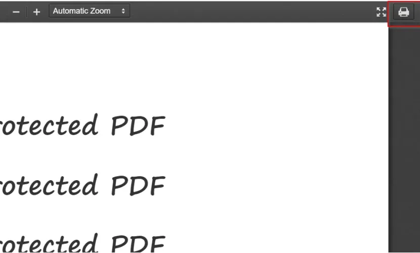 Print PDF file