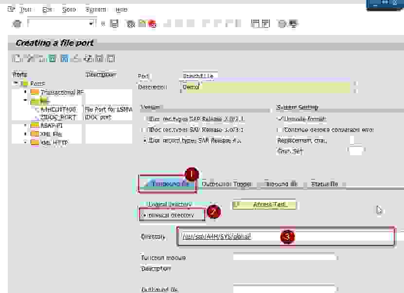 How to Create a Port Definition?