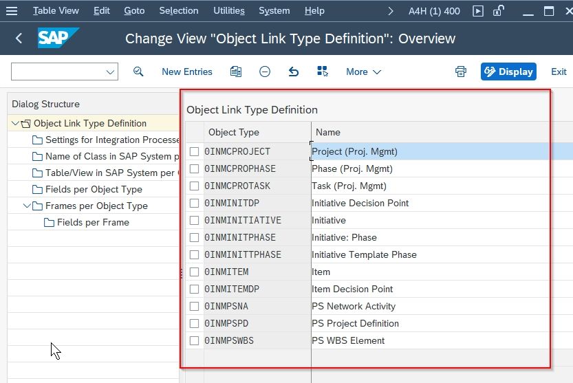 Object Link Type Definition