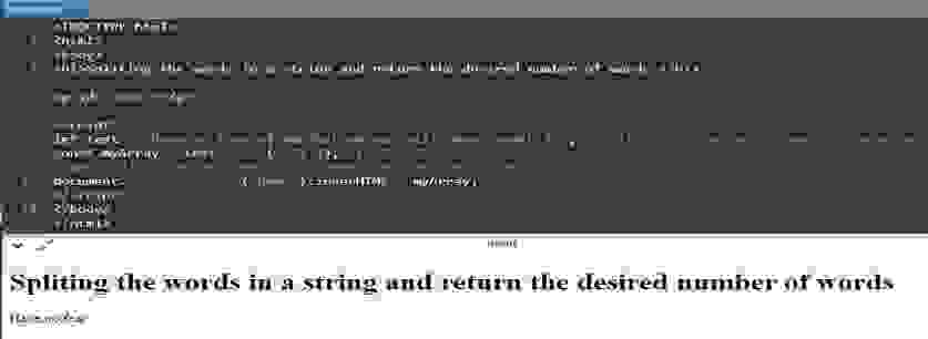 How to split a string in JavaScript
