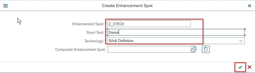 Enhancenment Spot