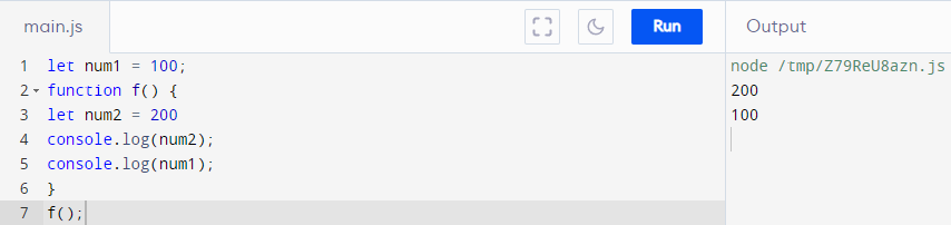 Difference between var, let and const in JavaScript image.