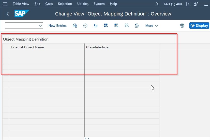 Previous Object Mapping