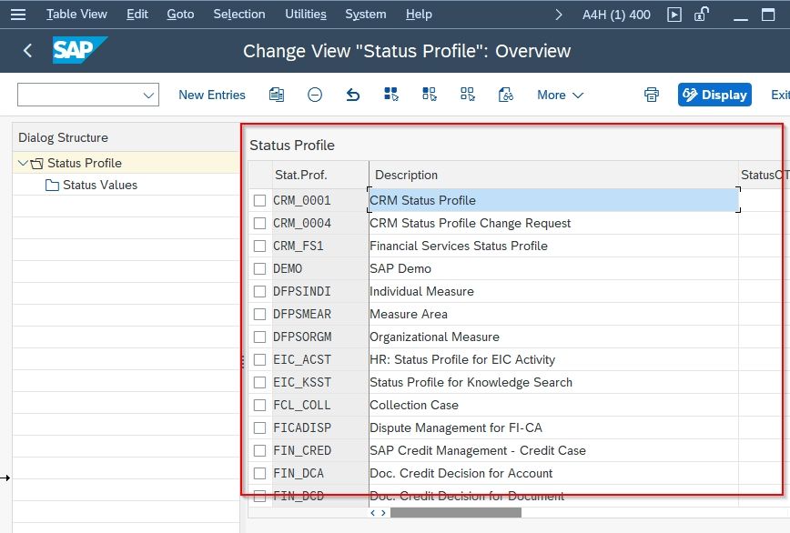 Status Profile