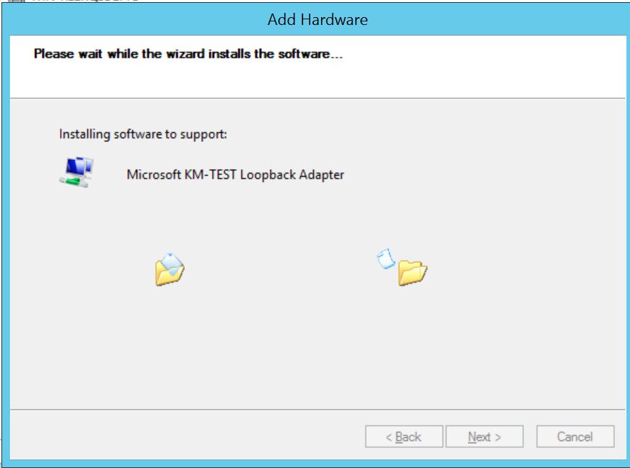 Install Microsoft Loopback Adapter