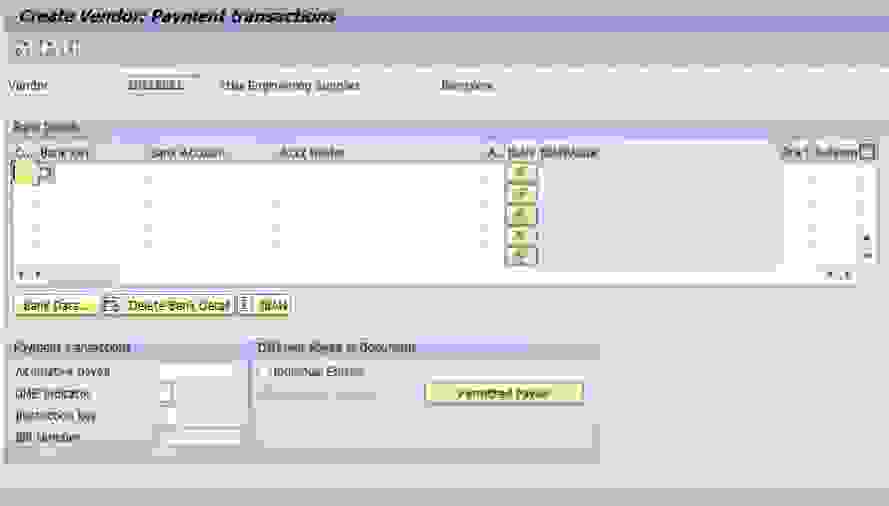 Create Vendor Master Record in SAP