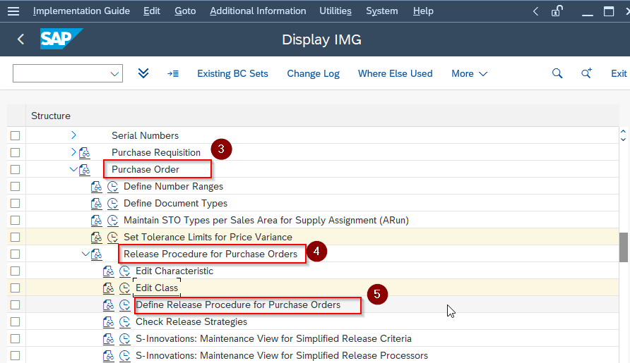 Release Strategy Configuration, Purchase Order Procedure in SAP