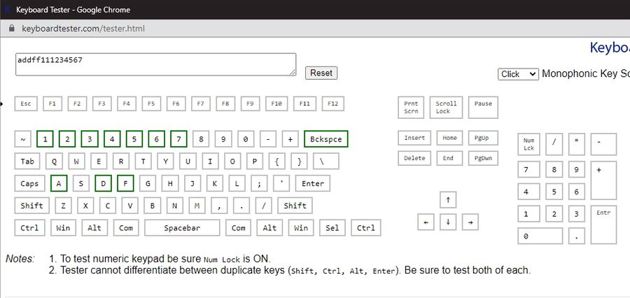 Identify Problematic Key