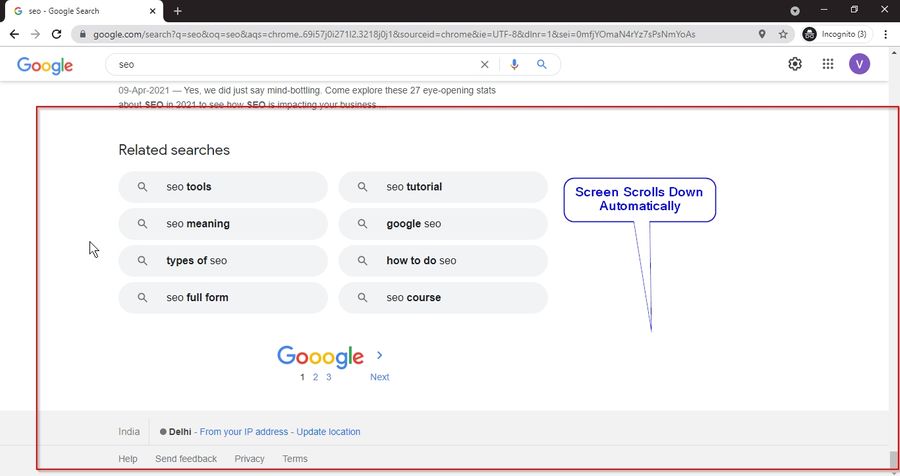 how to stop auto scrolling on facebook comments