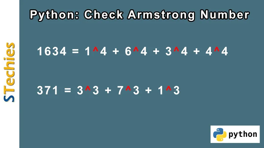 Python: Check Armstrong Number