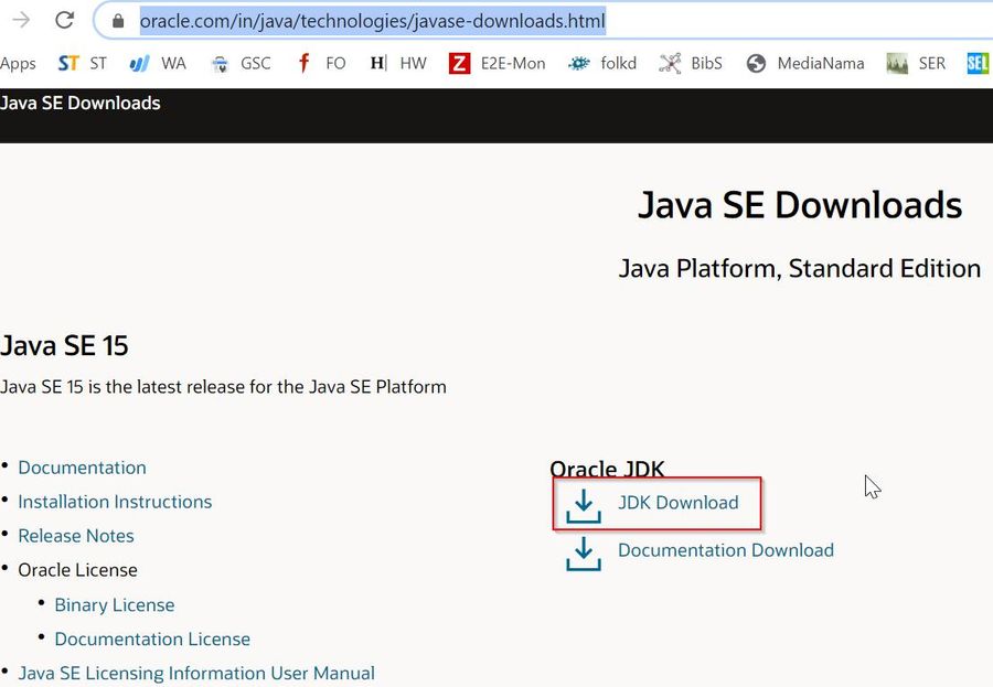 Download Java JDK