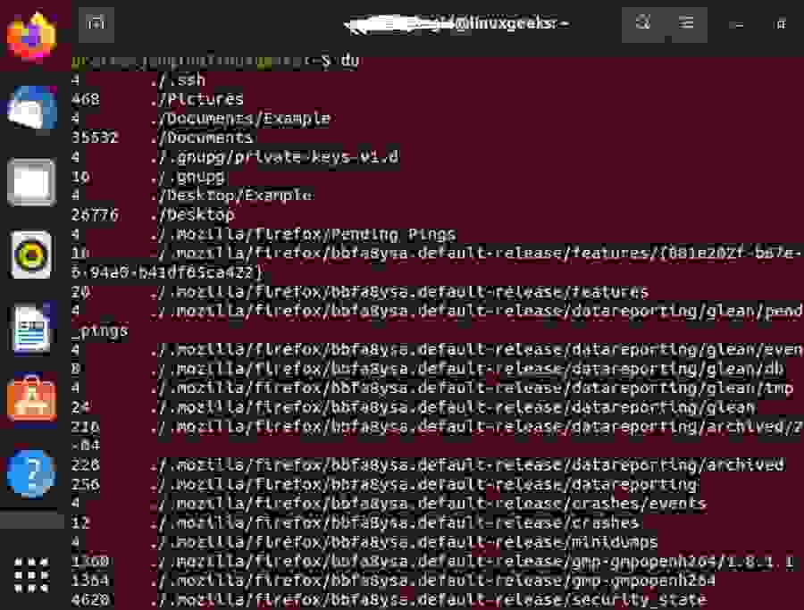 How to Get Total Size of a Directory in Linux?