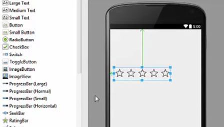 Ratingbar in Android