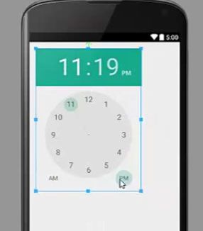 TimePicker Example in Android