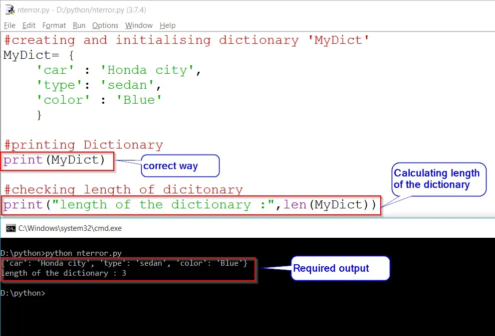 Typeerror: 'Dict' Object Is Not Callable