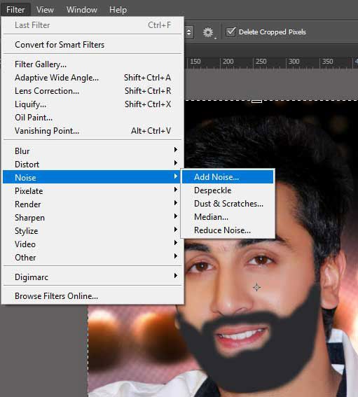 Create Facial Hair with Simple Brush Tool in Photoshop