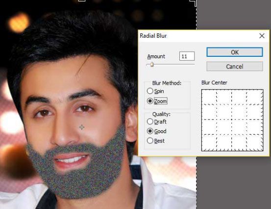 Create Facial Hair with Simple Brush Tool in Photoshop